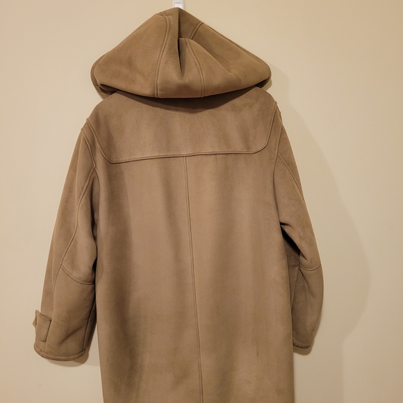 Men's Romp The Wear For Luxury Tan Hooded Duffle Coat size L - Picture 3 of 9